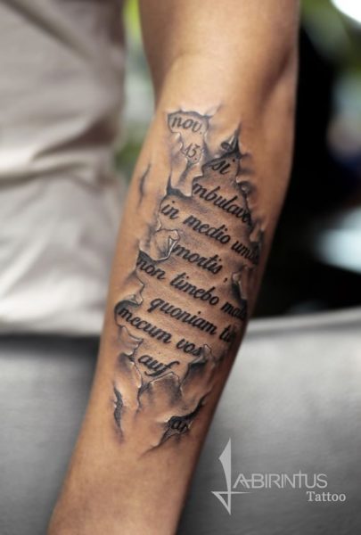 21 Forearm Quote Tattoos for Men: Timeless Statements of Expression ...