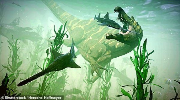 Hundred Million-Year-Old ‘River Monster’ with a Powerful Fin-Like Tail Unearthed, Providing Evidence that Dinosaurs Did Live Underwater